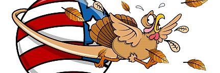 Flying with Turkeys!